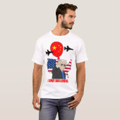 BIDEN-Chinese Spy Balloon, Funny, Sarcastic, Joke T-Shirt (Front Full)