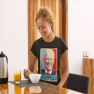 BIDEN CREEPY POP ART T-Shirt