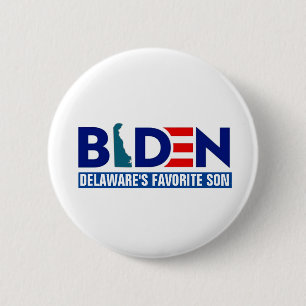 Biden: Delaware's Favorite Son 6 Cm Round Badge