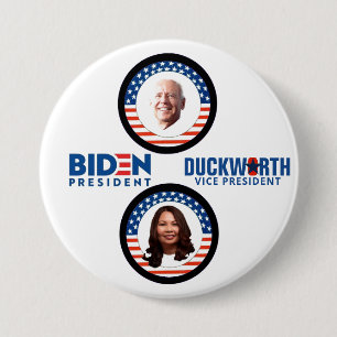 Biden/Duckworth 2020 7.5 Cm Round Badge