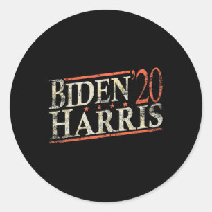 Biden For President 2020 Vintage Biden Harris 2020 Classic Round Sticker