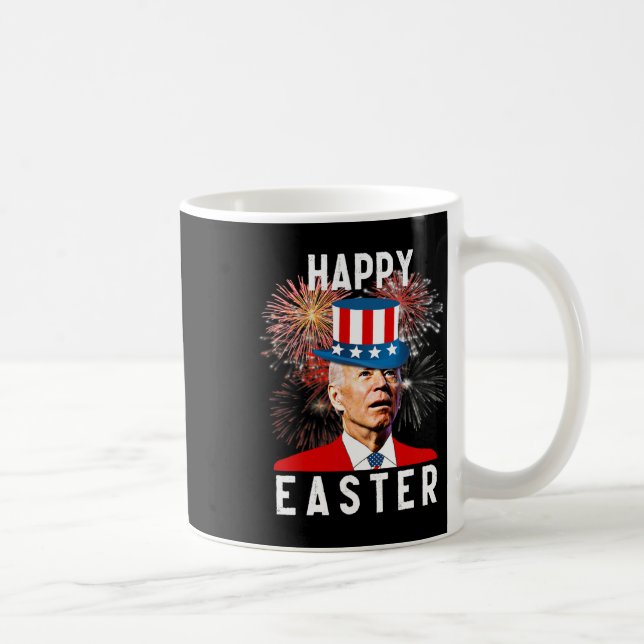 Biden Happy Easter For Funny 4th Of July  Coffee Mug (Right)