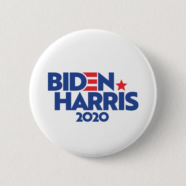 BIDEN HARRIS 2020 6 CM ROUND BADGE (Front)