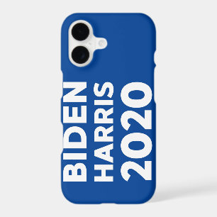 Biden Harris 2020 bold text on blue