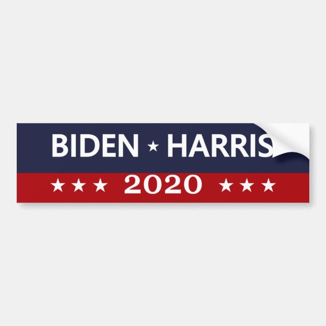 Biden Harris 2020 Bumper Sticker (Front)
