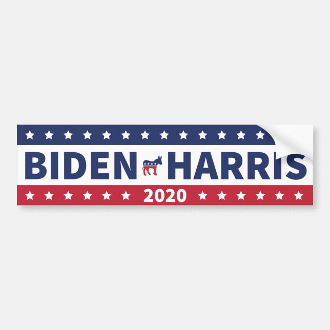 Biden Harris 2020 Bumper Sticker (Front)