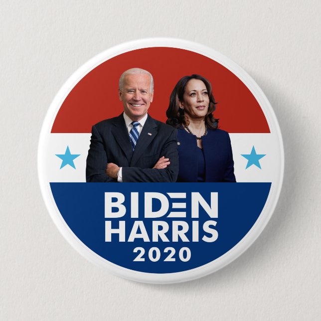 Biden Harris 2020 button (Front)