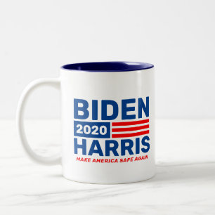 Biden Harris 2020 Campaign Blue White Two-Tone Two-Tone Coffee Mug