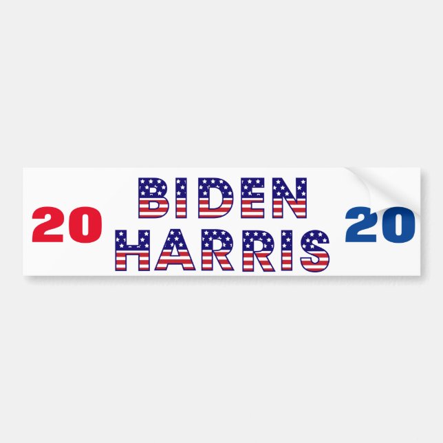 Biden Harris 2020 Campaign Bumper Sticker (Front)