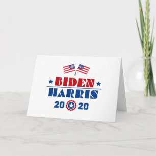 Biden Harris 2020 Card