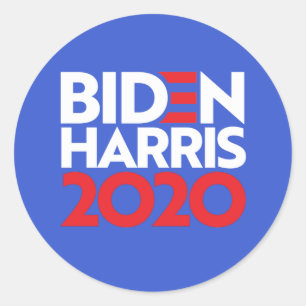 BIDEN HARRIS 2020 CLASSIC ROUND STICKER