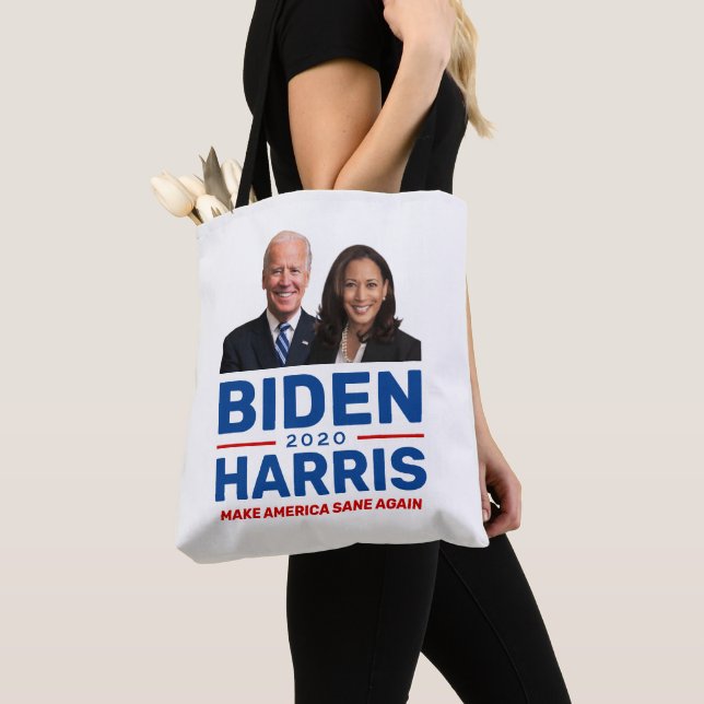Biden Harris 2020 Collectible Campaign Tote Bag (Close Up)