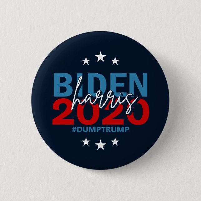 Biden Harris 2020 Democratic Campaign Buttons (Front)