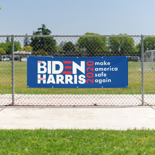 Biden Harris 2020 Election Campaign Indoor Outdoor Banner (Insitu)
