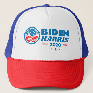 Biden Harris 2020 Flag Seal Trucker Hat