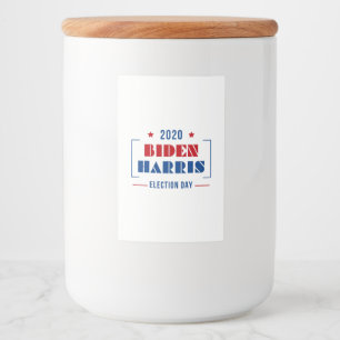Biden Harris 2020 Food Label