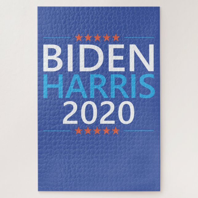 Biden Harris 2020 for President US Election Jigsaw Puzzle (Vertical)