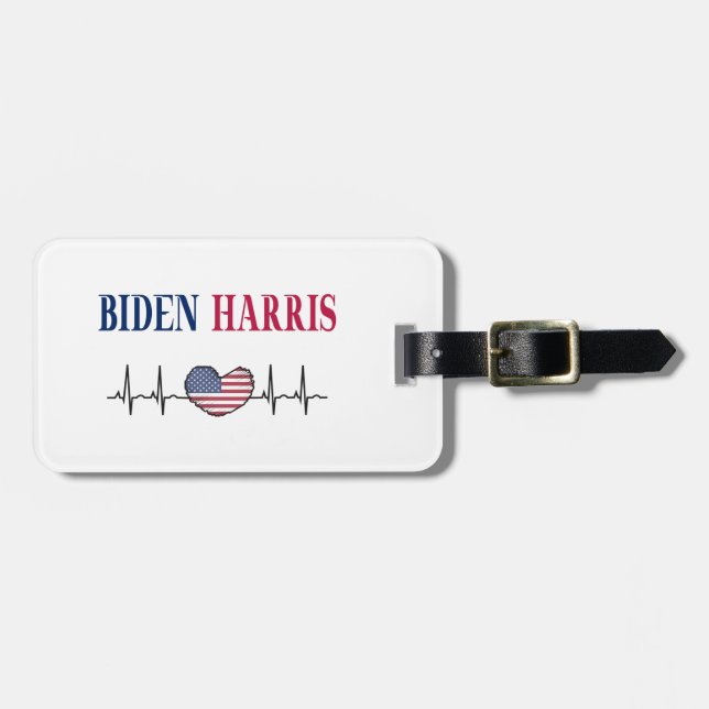 Biden Harris 2020 Luggage Tag (Front Horizontal)