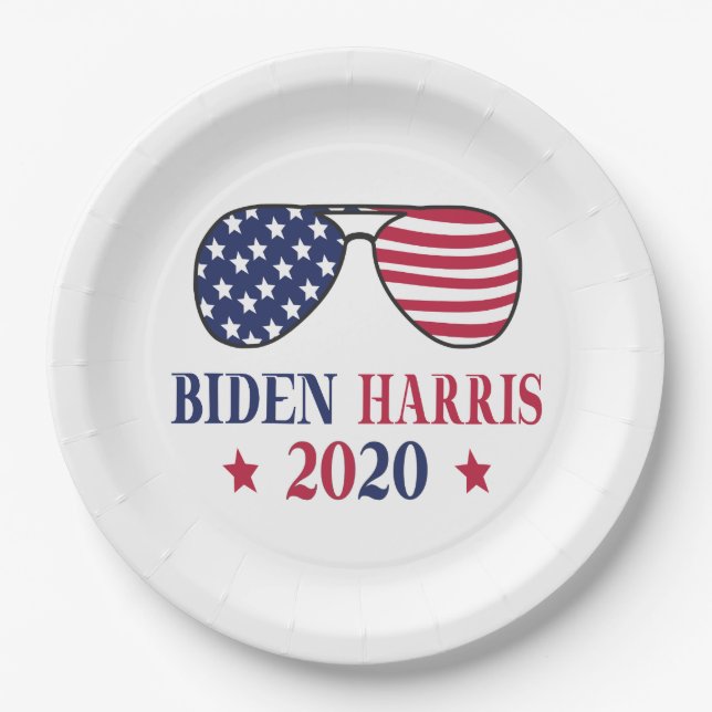 Biden Harris 2020 Paper Plate (Front)