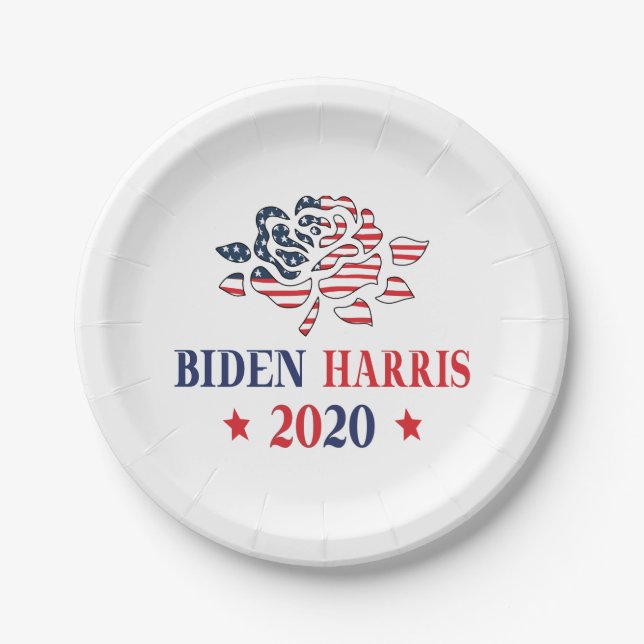 Biden Harris 2020 Paper Plate (Front)
