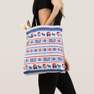 BIDEN HARRIS 2020 PATTERN TOTE BAG