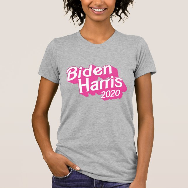 Biden Harris 2020 Pink Pride T-Shirt (Front)