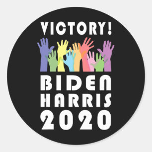 Biden Harris 2020 President Election Celebration Classic Round Sticker