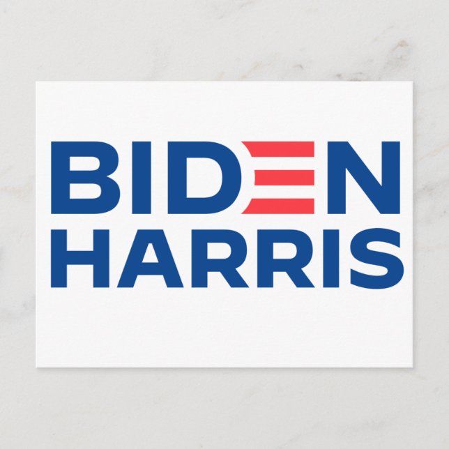 Biden Harris 2020 President Postcard (Front)