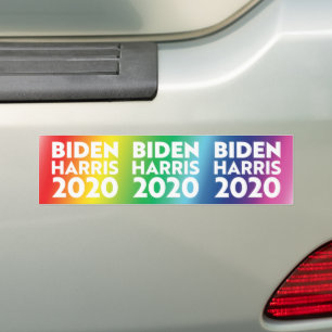 Biden Harris 2020 rainbow Pride lgbtq lgbt car Bumper Sticker
