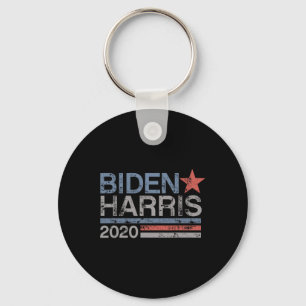 Biden Harris 2020 Vintage Distressed Type Key Ring