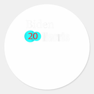 Biden harris 2020 votes classic round sticker