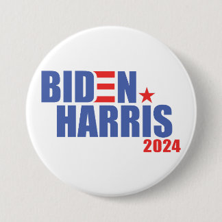 Biden / Harris 2024 7.5 Cm Round Badge