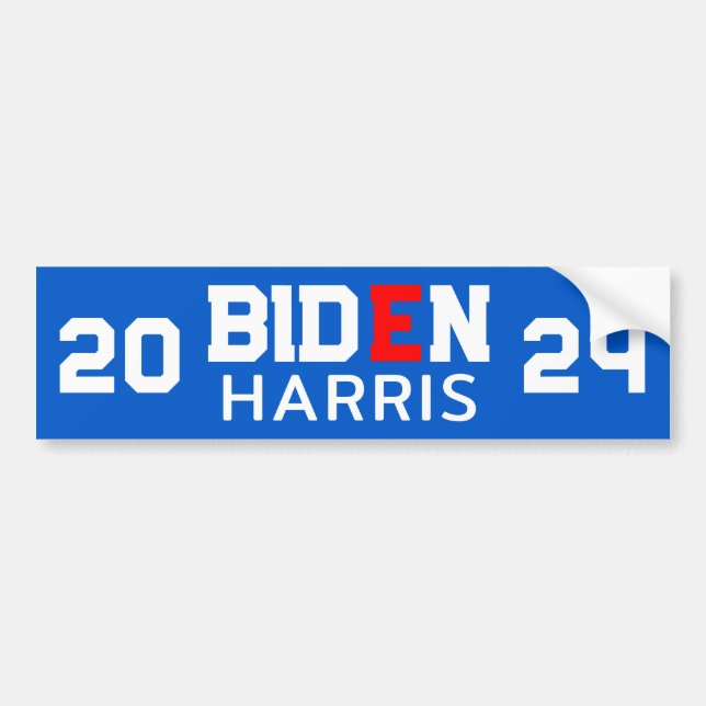 Biden Harris 2024 Bumper Sticker (Front)
