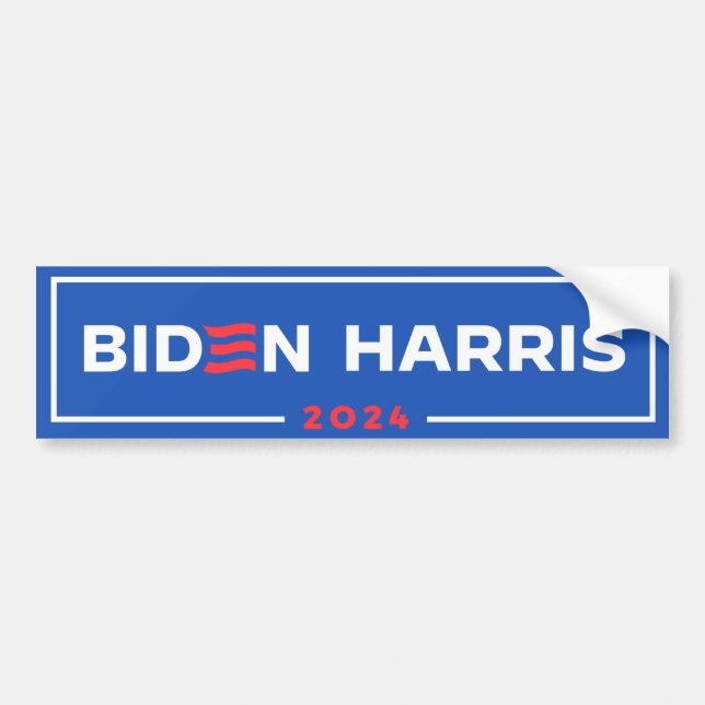 Biden Harris 2024 Campaign Bumper Sticker (Front)