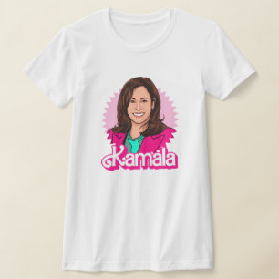 Biden Harris 2024 in Pink T-Shirt