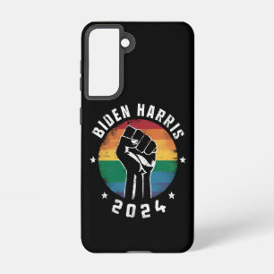 Biden Harris 2024 LGBT Rainbow Gay Pride Election  Samsung Galaxy Case