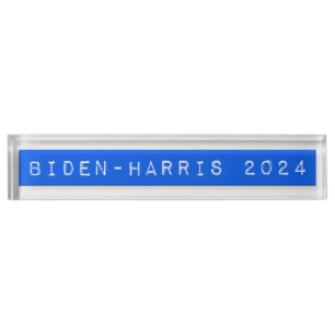 Biden-Harris 2024 Retro  Nameplate