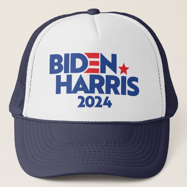 BIDEN HARRIS 2024 TRUCKER HAT (Front)