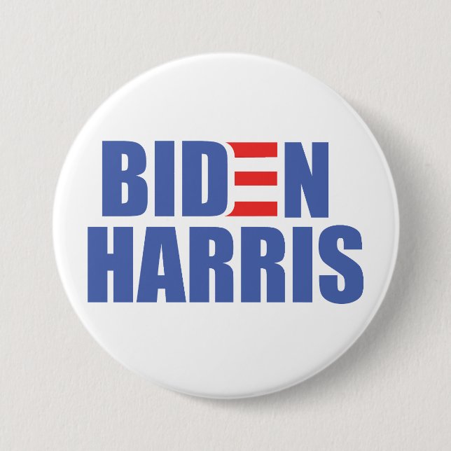 Biden / Harris 7.5 Cm Round Badge (Front)