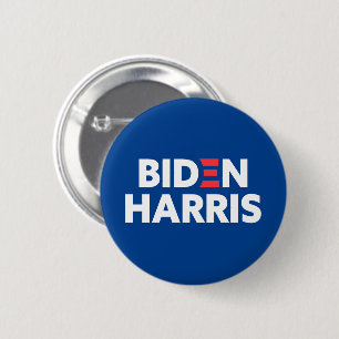 Biden / Harris Election Campaign Blue 6 Cm Round Badge