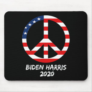 Biden Harris Election Democratic Usa Flag Peace Si Mouse Pad
