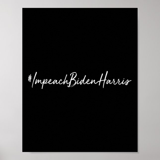 Biden Harris Funny Republican Conservative  Poster (Front)
