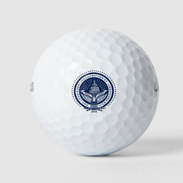 Biden Harris Inaugural Logo Inauguration Day 2021 Golf Balls (Front)