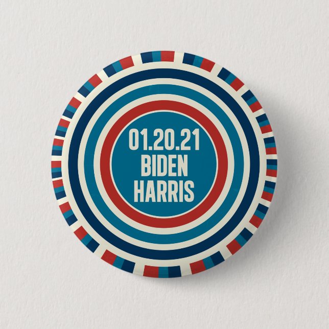 Biden Harris Inauguration Day Keepsake 6 Cm Round Badge (Front)