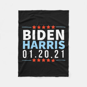 Biden Harris January 2021 Election Victory Inaugur Fleece Blanket