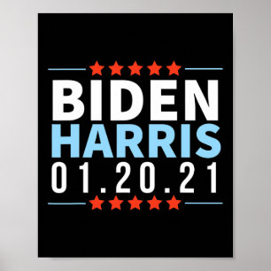 Biden Harris January 2021 Election Victory Inaugur Poster