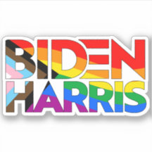 Biden Harris LGBTQ+ Progress Pride