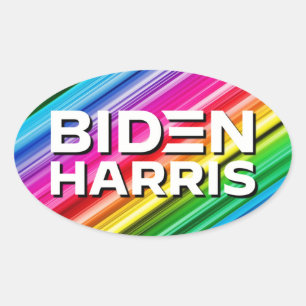BIDEN HARRIS OVAL STICKER