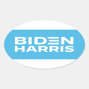 BIDEN HARRIS OVAL STICKER