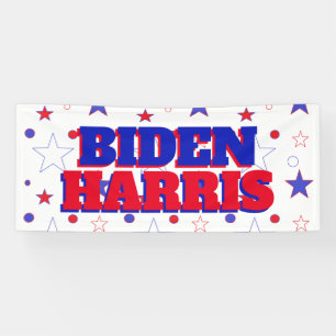 Biden Harris Patriotic Celebratory Political Banner